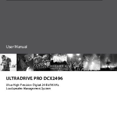 BEHRINGER ULTRADRIVE PRO DCX2496