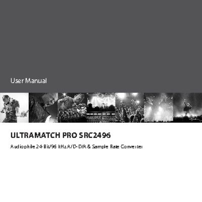 BEHRINGER ULTRAMATCH PRO SRC2496