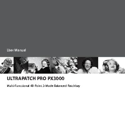 BEHRINGER ULTRAPATCH PRO PX3000