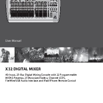 BEHRINGER DIGITAL MIXER X32