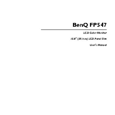 BENQ FP547