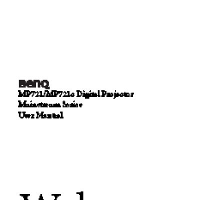 BENQ MP721