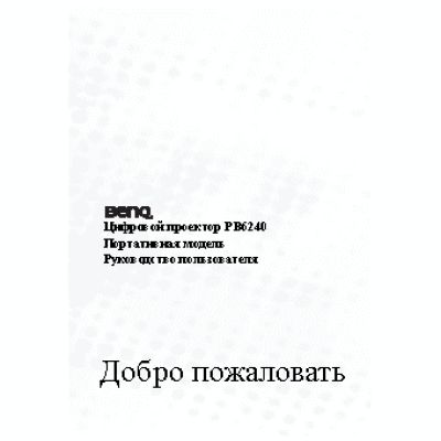 BENQ PB6240