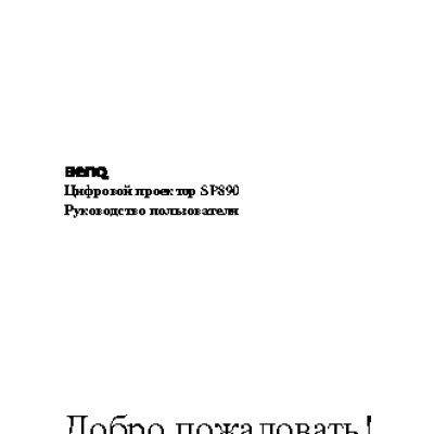 BENQ SP890