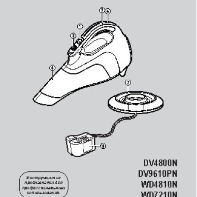 BLACK&DECKER DV9610NF