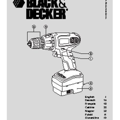 BLACK&DECKER EPC12CAB
