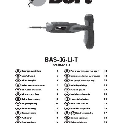 BORT BAS-36-Li-T