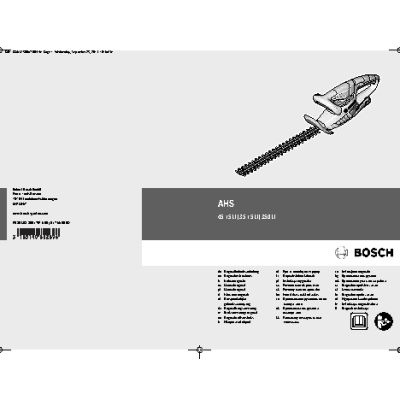 BOSCH AHS 45-15 LI