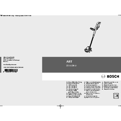 BOSCH Art 23 LI ION