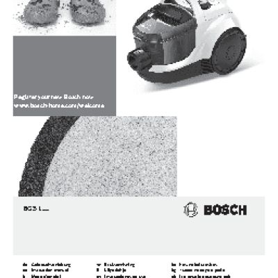 BOSCH BGC 1U1550