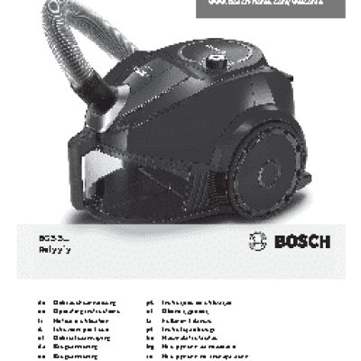 BOSCH BGS 31800 Relyy y