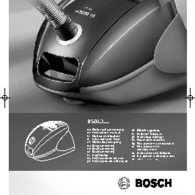 BOSCH BSGL 32180 Bag&bagless