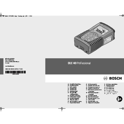 BOSCH DLE 40