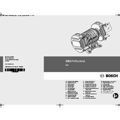 BOSCH GBG 6