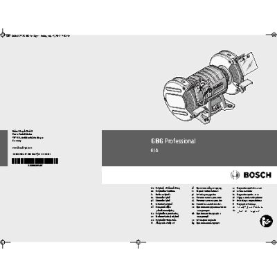 BOSCH GBG 8 Professional