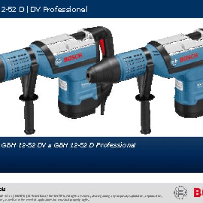 BOSCH GBH 12-52 DV