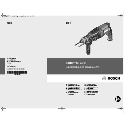 BOSCH GBH 2-26 DRE 0611253708