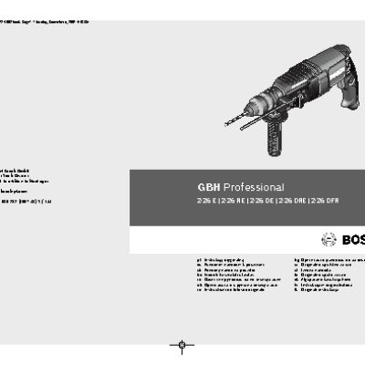 BOSCH GBH 2-26 DRE-Set
