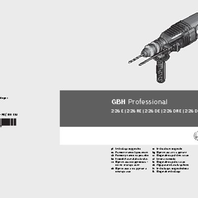 BOSCH GBH 2-26 DRE Professional