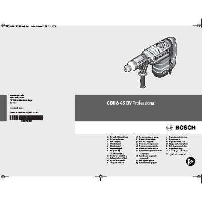 BOSCH GBH 8-45 DV