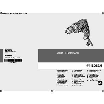 BOSCH GBM 6 RE