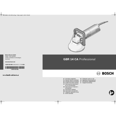 BOSCH GBR 14 CA