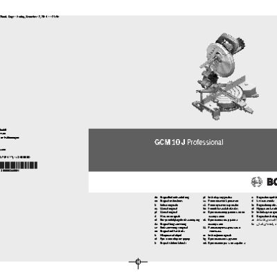 BOSCH GCM 10 J