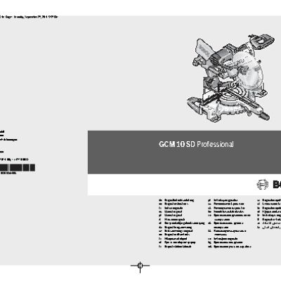 BOSCH GCM 10 SD