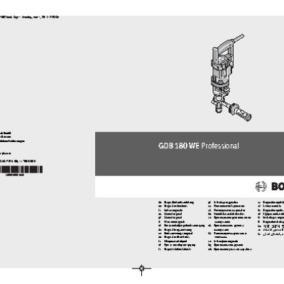 BOSCH GDB 180 WE Professional
