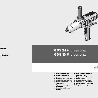 BOSCH GDS 24 Professional
