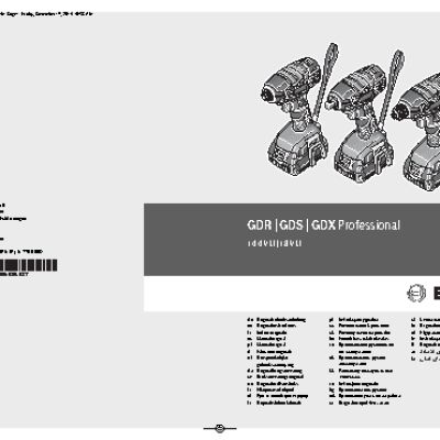 BOSCH GDX 18 V-LI (06019B8104)