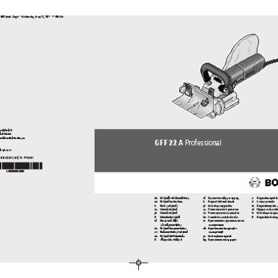 BOSCH GFF 22 A