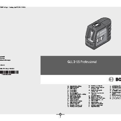 BOSCH (0 601 063 702) GLL 2-15 Prof. + BM 3