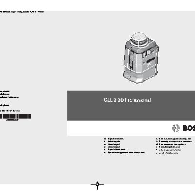BOSCH GLL 2-20 Professional