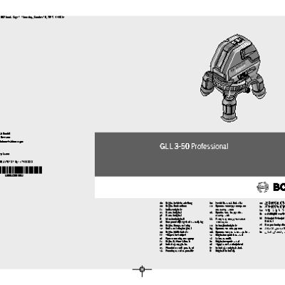 BOSCH GLL 3-50 (0601063800)