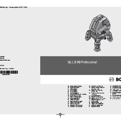 BOSCH GLL 3-50 Professional