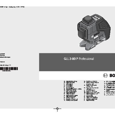 BOSCH GLL 3-80 Professional