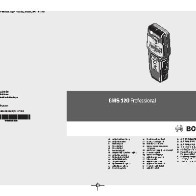 BOSCH GMS 120 prof (0.601.081.000)