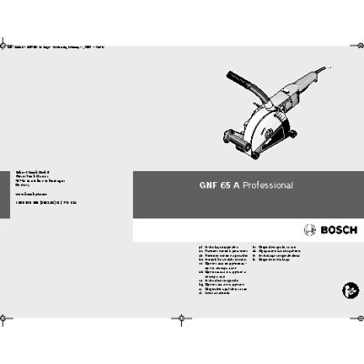 BOSCH GNF 65 A Professional