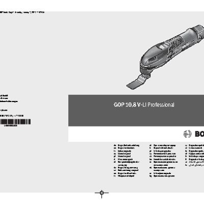 BOSCH GOP 10,8 V-LI Professional
