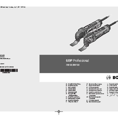 BOSCH GOP 300 SCE Professional
