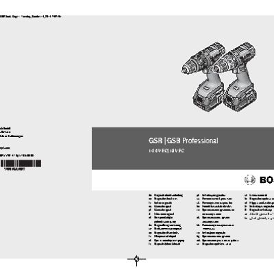 BOSCH GSB 18 V-EC (06019E9100)