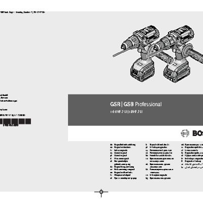 BOSCH GSB 18 VE-2 2.6Ah x1 Case
