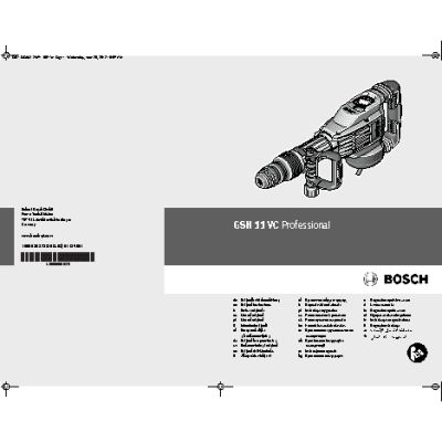 BOSCH GSH 11 VC