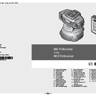 BOSCH GSL 2 Professional