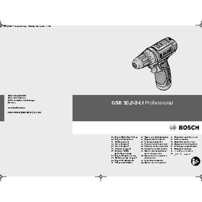 BOSCH GSR 10,8-2-LI Professional