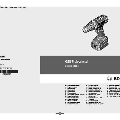 BOSCH GSR 1440-LI Professional