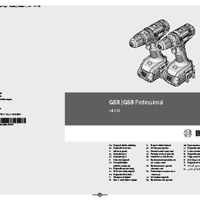 BOSCH GSR 18-2-LI 1.3 Ач Professional