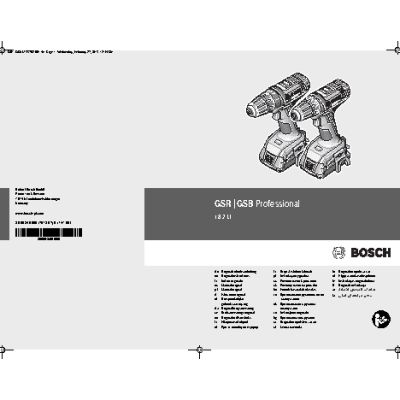 BOSCH GSR 18-2-LI Professional