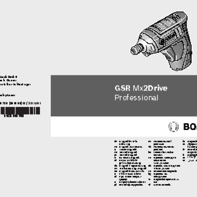 BOSCH GSR Mx2Drive 2x1, 3Ah
